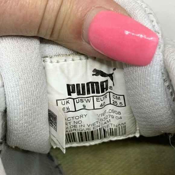 Puma White and Silver Sneakers Running Womens 9 - Picture 8 of 8